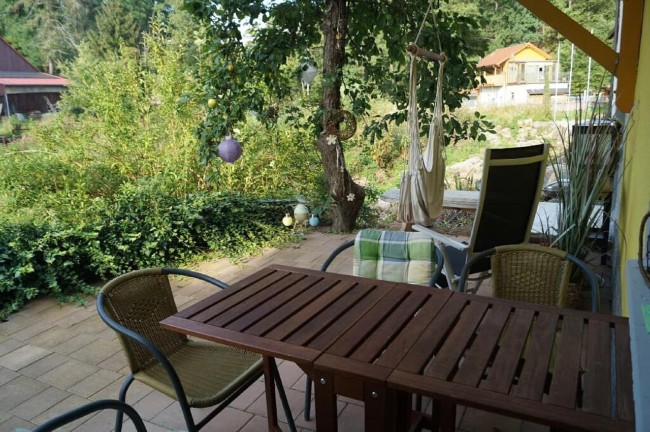 Ferienwohnung Und Sommerhaus Unter Der Burg Falkenberg  Exteriér fotografie